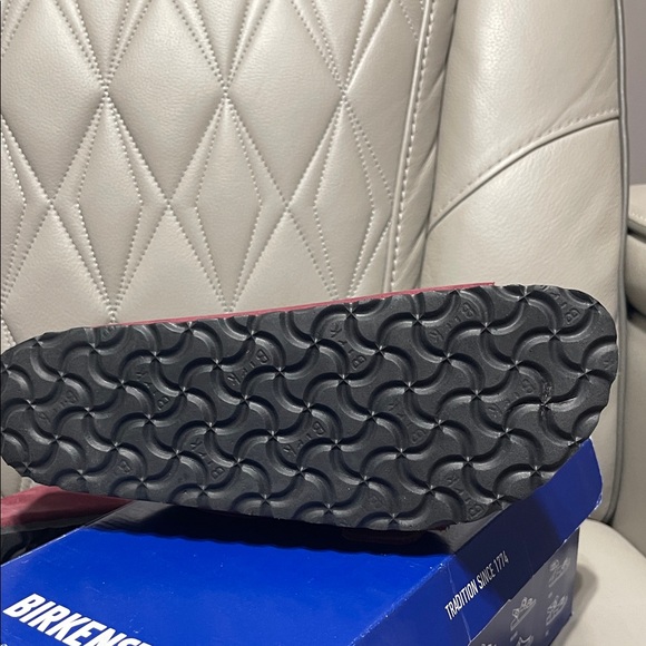 Birkenstock Arizona BS Patent Sand Sandal in Patent Sand - Picture 10 of 15